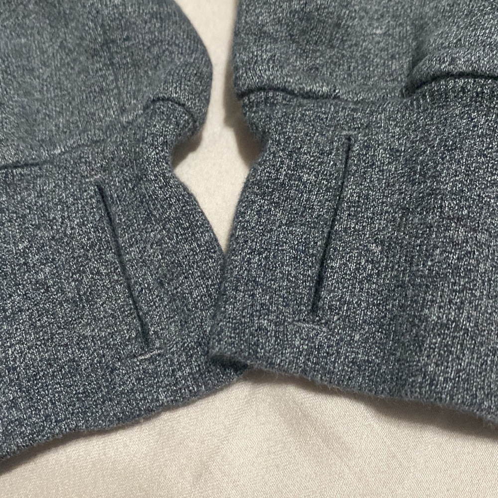 Lululemon Xs/S Half Zip Scuba Dark Heather Grey - Picture 3 of 3